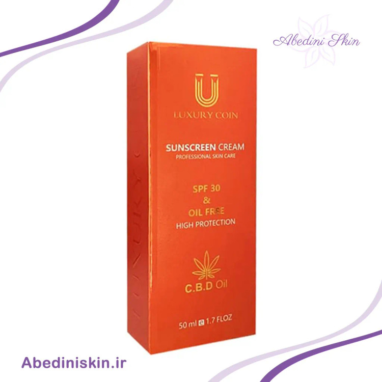 کرم ضدآفتاب spf 30 لاکچری کوین