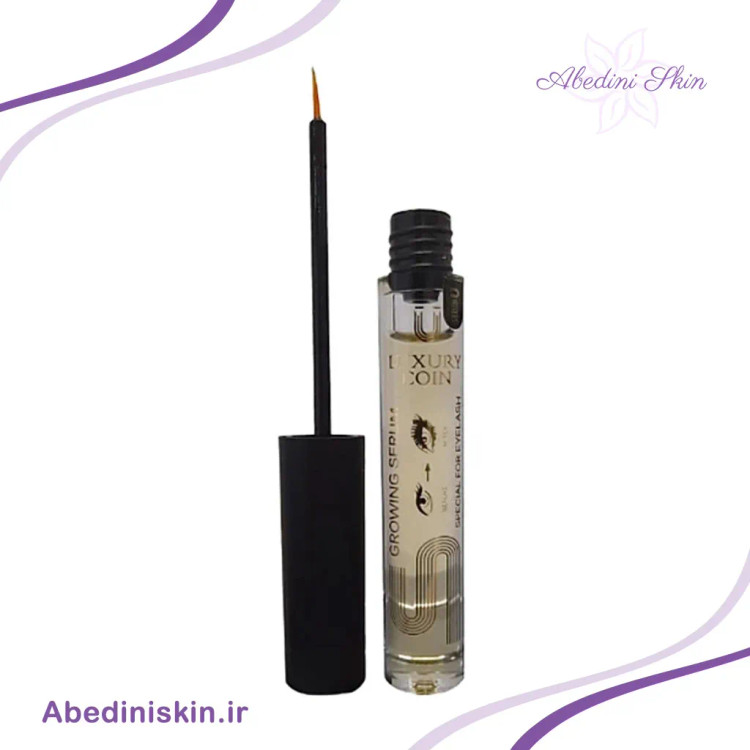 محلول روغن تقویت مژه لاکچری کوین