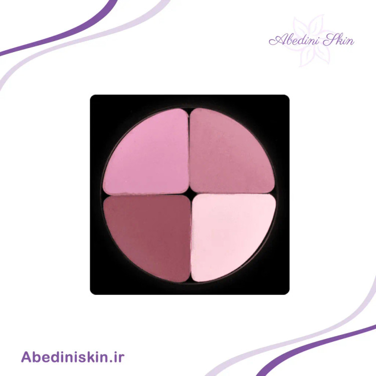 سایه چشم چهار رنگ کریستال لاکچری کوین شماره 603
