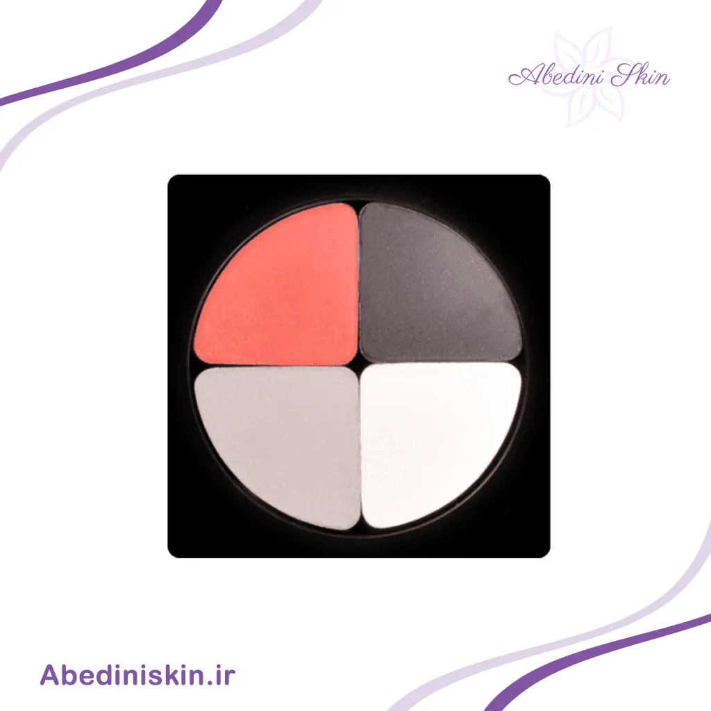 سایه چهار رنگ کریستال لاکچری کوین 604